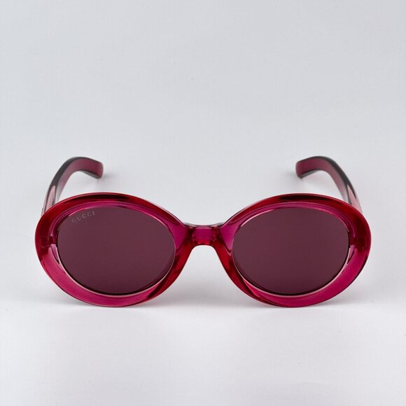 Gucci GG1722SA 004 BRAND NEW Sunglasses Transparent Red Burgundy Violet Unisex